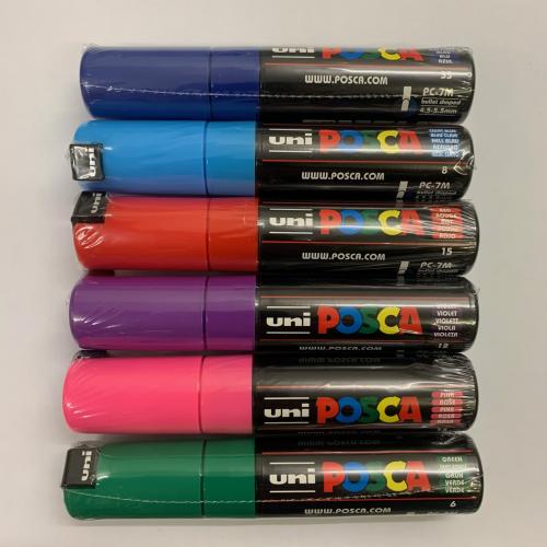 posca pens on leather