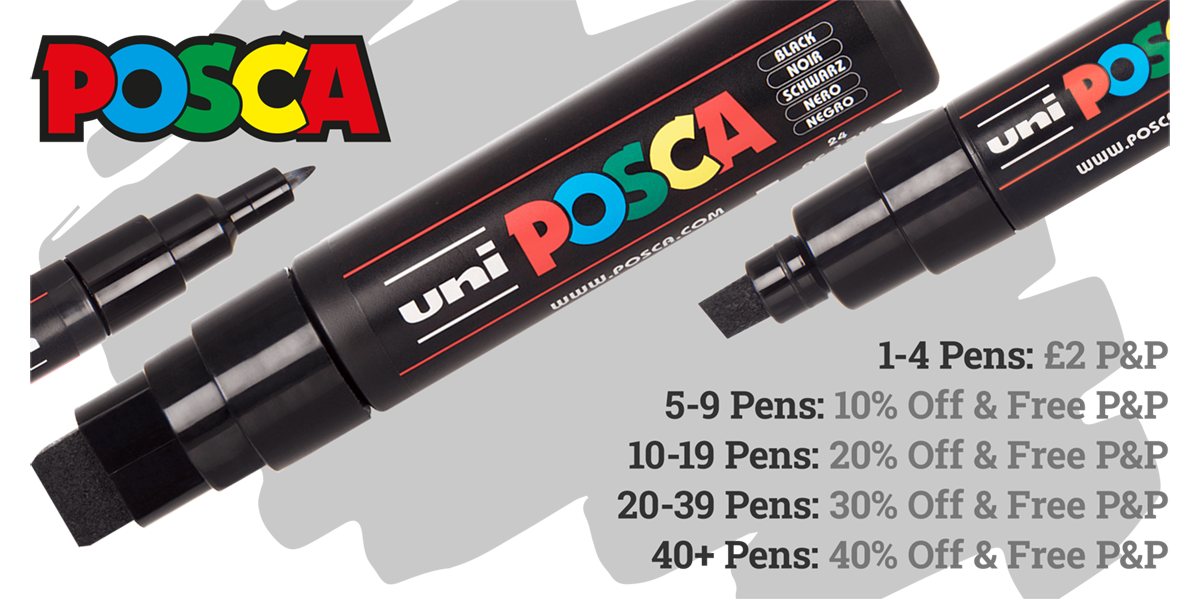 UNI Posca Base Jumbo Markers (5/8in. Tip)