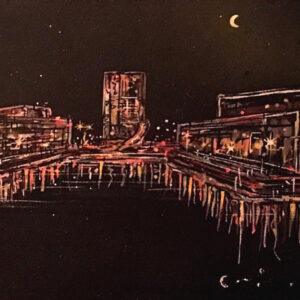 Bristol Harbourside at Night