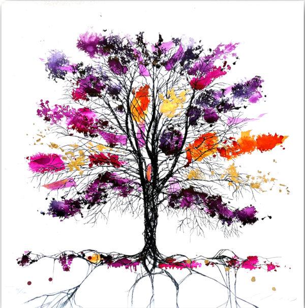 Copper Beech Web Series Tree ( Purple and orange)