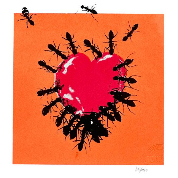 Feed Me Love (fluro orange)