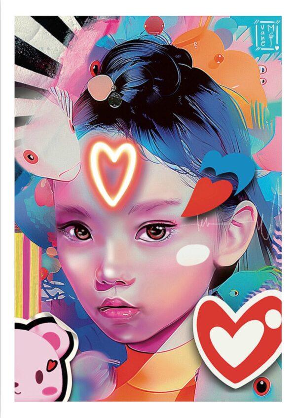 Heart Eye Under the Sea of Colours