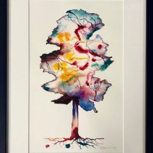 Watercolour tree