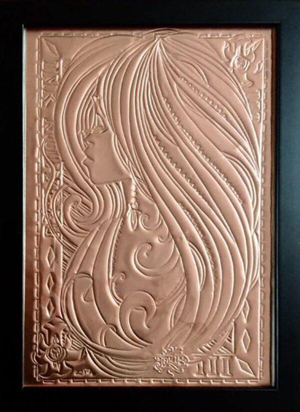 Ink Nouveau Copper Repousse