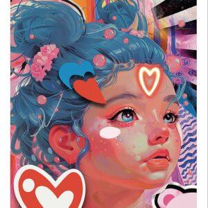 London Eye Pink Bubbles Vane MG London Eye Pink Bubbles