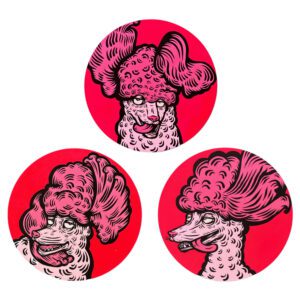 Oodles of Poodles Triptych