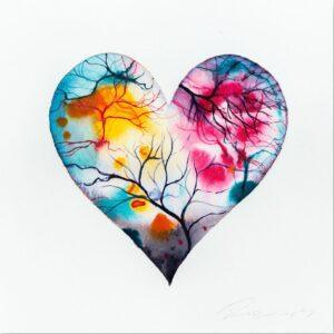Watercolour Heart #2