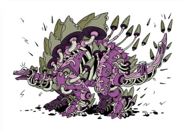 Mushroom Stegosaurus