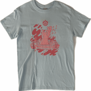 We Came From The Water Blue Tee