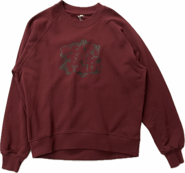 KTF Bubble Burgundy Ladies Sweatshirt