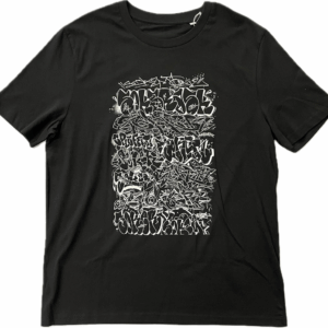 Letters White & Black Tee