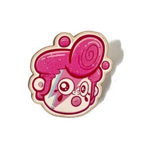 Ziggy Wooden Pin Badge