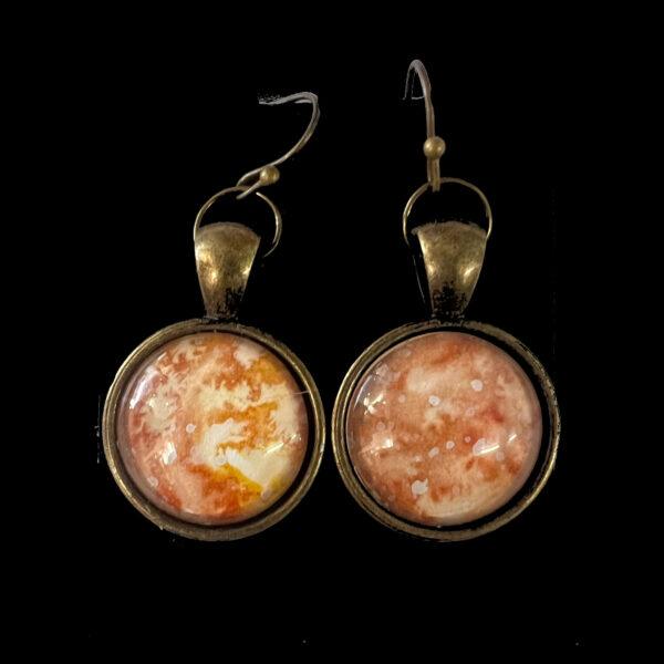 Antique Gold Drop Earings