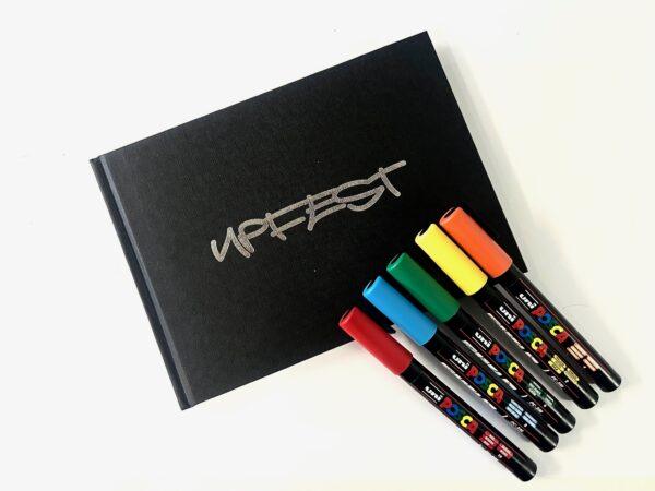 Upfest Sketchbook and Posca