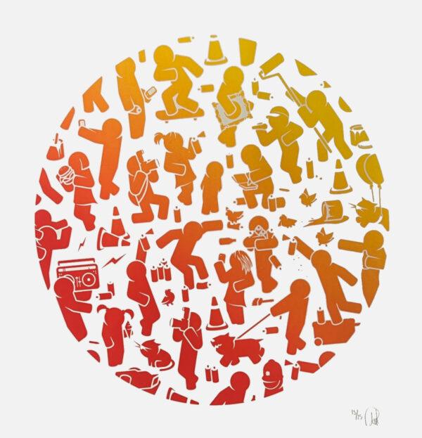 Festival Print - Yellow/ Orange