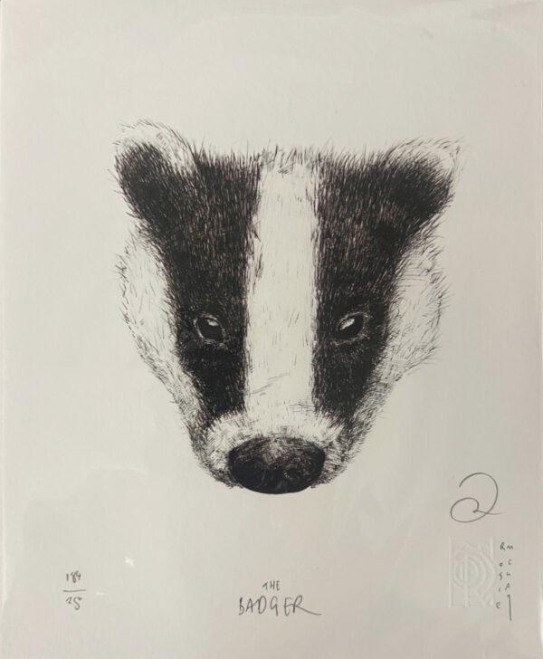 Mini Print - The Badger