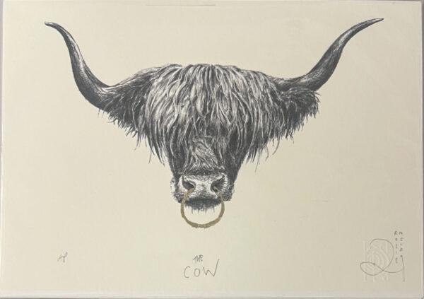 Mini Print - The Cow