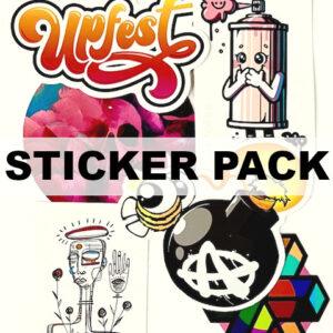 Upfest Sticker Pack - Magenta