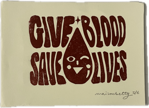 Give Blood (White)